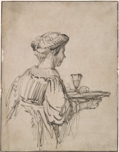 Woman with Tray by James Barry