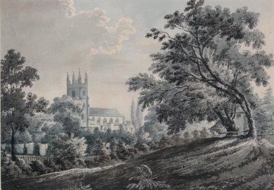Croydon Church from Duppas Hill Terrace by James Bourne