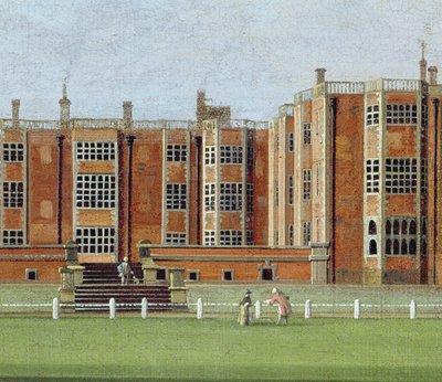 View of Temple Newsam House, c.1750 (detail) by James Chapman