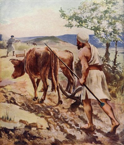 Ploughing Near Nazareth by James Clark