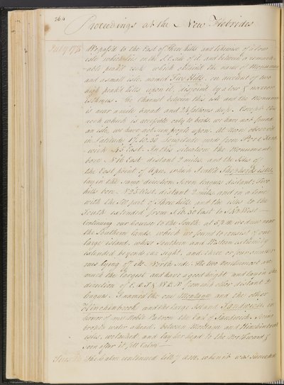 Journal of Capt Cook