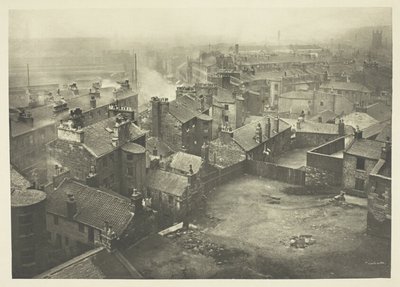 Old Houses Corner of George Street and High Street by James Craig Annan