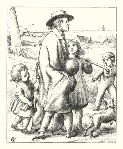 An Autumn Sabbath Walk by James Dawson Watson