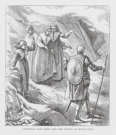 Christian Goes Down into the Valley of Humiliation by James Dawson Watson
