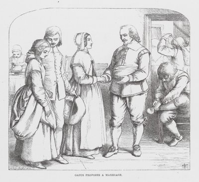 Gaius Proposes a Marriage by James Dawson Watson