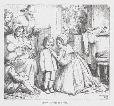 Mercy Clothes the Poor by James Dawson Watson