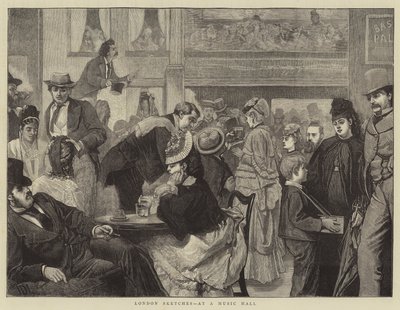 London Sketches, at a Music Hall by James Dromgole Linton