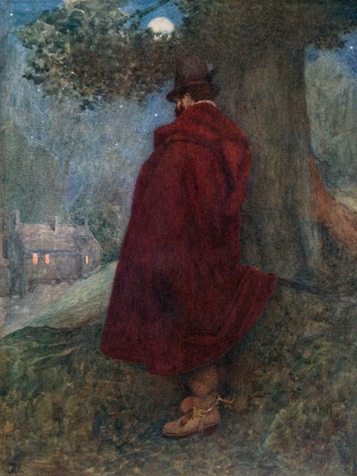 The Earl of Bothwell at Night Watching the Solitary House called Kirk-o-Field by James Dromgole Linton