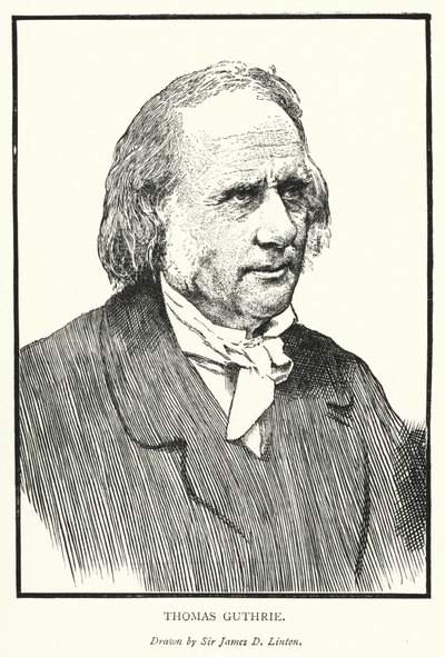 Thomas Guthrie (engraving) by James Dromgole Linton