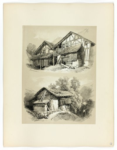 Brunnen, from Picturesque Selections by James Duffield Harding