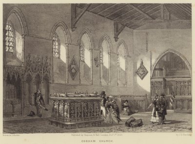 Cobham Church by James Duffield Harding