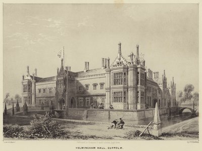 Helmingham Hall, Suffolk by James Duffield Harding