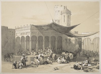 Sikh Soldiers receiving their pay at the Royal Durbar, Lahore by James Duffield Harding