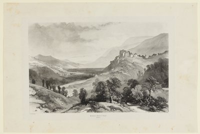 Pontcharra, Château de Bayard by James Duffield Harding
