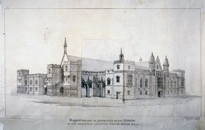 Suggestions for alterations to the buildings adjoining Westminster Hall, London by James Duffield Harding