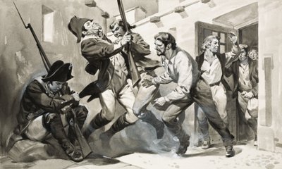 William Scoresby Escapes from Spanish Gaol by James Edwin McConnell
