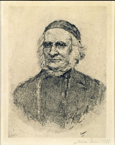 The Scandinavian Mycologist Elias Magnus Fries by James Ensor