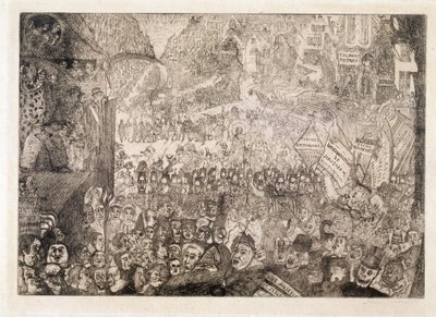 The Entry of Christ into Brussels by James Ensor