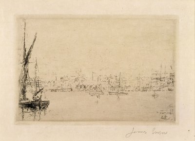View of the Harbor of Ostend by James Ensor