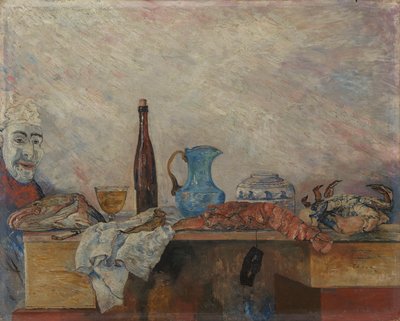 Mask and Crustaceans (Long Live Lent) by James Ensor