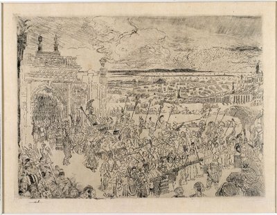 Roman Triumph by James Ensor