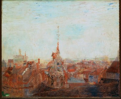 Roofs in Ostende by James Ensor