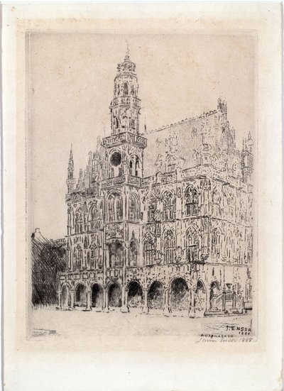 Town Hall of Oudenaarde by James Ensor