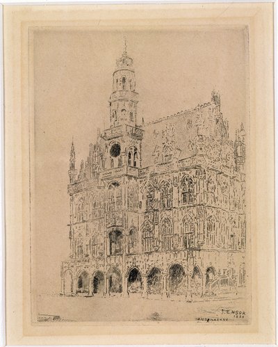 Town Hall of Oudenaarde by James Ensor