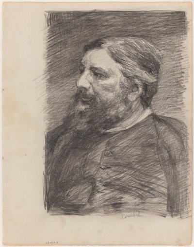 The Painter Gustave Courbet by James Ensor