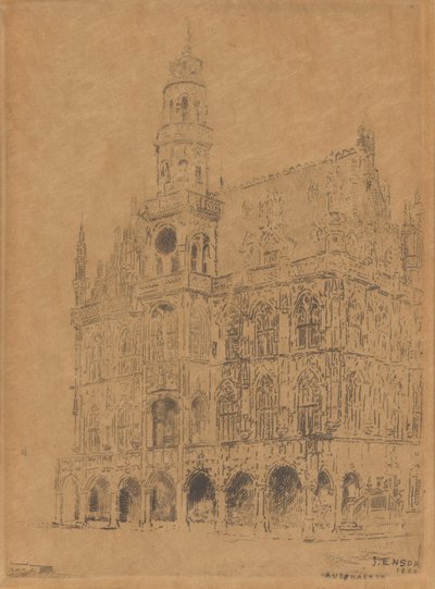 Town-Hall of Oudenaarde by James Ensor