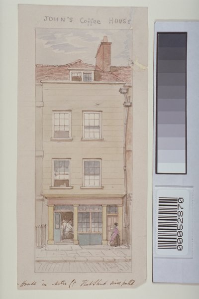 View of Mitre Court, Fleet Street, showing John