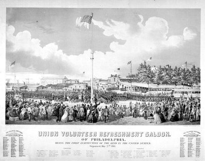 Union Volunteer Refreshment Saloon, Philadelphia by James Fuller Queen