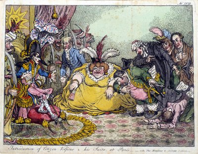 Introduction of Citizen Volpone and his suite, at Paris (Napoleon Bonaparte; Arthur O