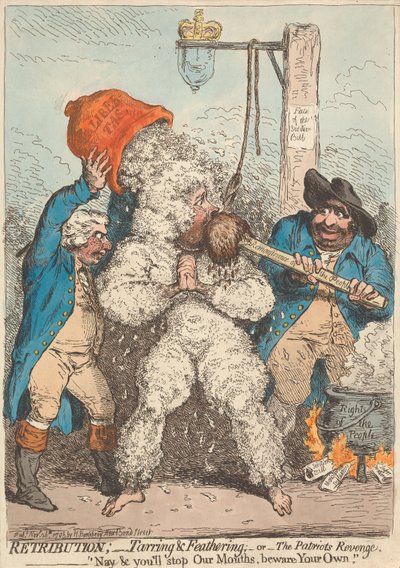 Retribution; - Tarring and Feathering; - or - The Patriots Revenge, - Nay You