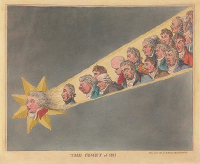 The Comet of 1811 by James Gillray