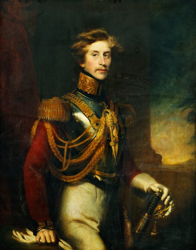 Portrait of Arthur Vansittart, Three-Quarter Length, in the Uniform of the Life Guards by James Godsell Middleton