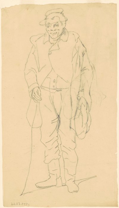 African-American Figure, c.1840-1850 by James Goodwin Clonney