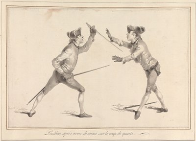 Position After Disarming on the Cut of Quarte by James Gwin