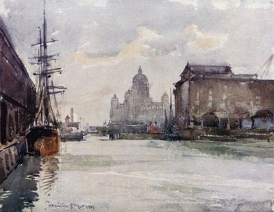 Dock Board Offices from the Albert Dock by James Hamilton Hay