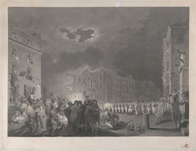 The Riot in Broad Street on the Seventh of June 1780 by James Heath