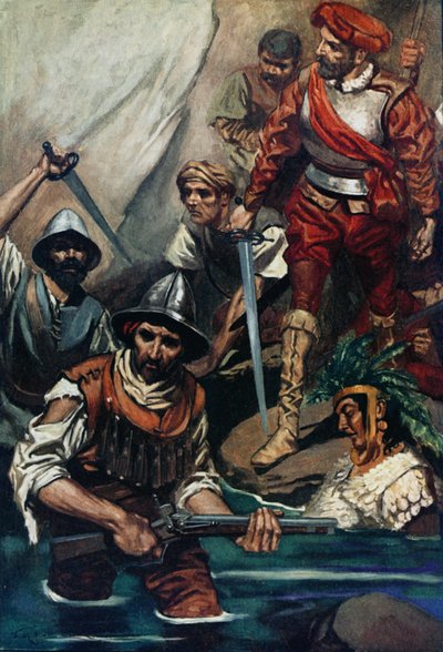 Cortes and His Men at the Gap by James Henry Robinson