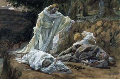 Could Ye Not Watch with Me One Hour?, illustration for The Life of Christ, c.1886-94 by James Jacques Joseph Tissot