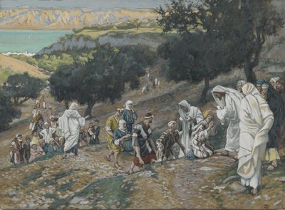 Jesus Heals the Blind and Lame on the Mountain, illustration from The Life of Our Lord Jesus Christ by James Jacques Joseph Tissot
