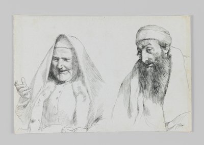 Jew and Jewess, illustration from The Life of Our Lord Jesus Christ by James Jacques Joseph Tissot