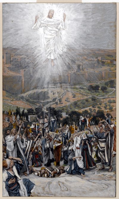 The Ascension from the Mount of Olives, illustration for The Life of Christ by James Jacques Joseph Tissot