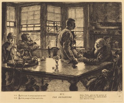 The Departure by James Jacques Joseph Tissot