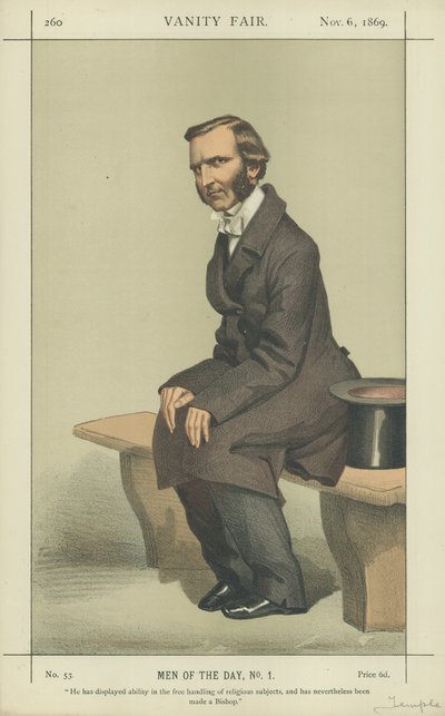 The Rev F Temple, Bishop Designate of Exeter by James Jacques Joseph Tissot