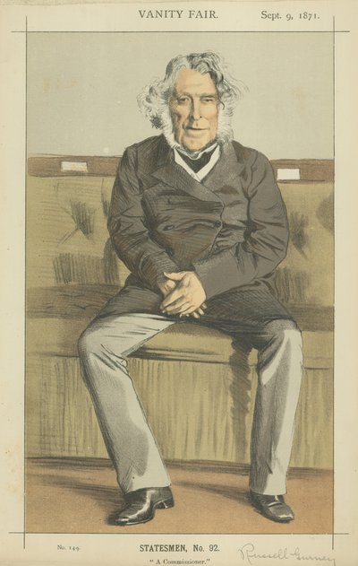 The Right Hon Russell Gurney by James Jacques Joseph Tissot