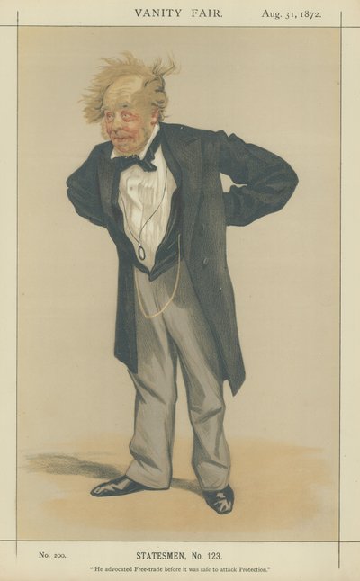 The Right Honourable Charles Pelham Villiers by James Jacques Joseph Tissot
