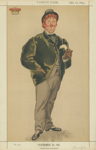 William Alexander Louis Stephen Hamilton-Douglas, Duke of Hamilton by James Jacques Joseph Tissot